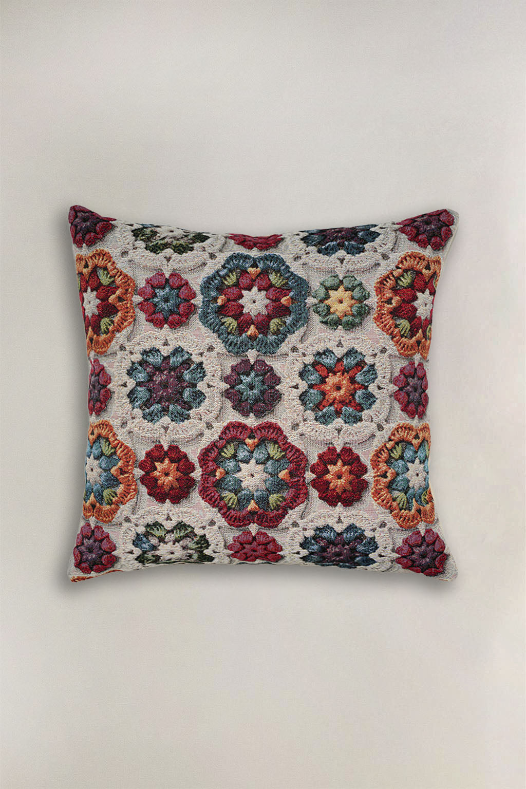 FODERA CUSCINO GOBELIN GRANNY SQUARE