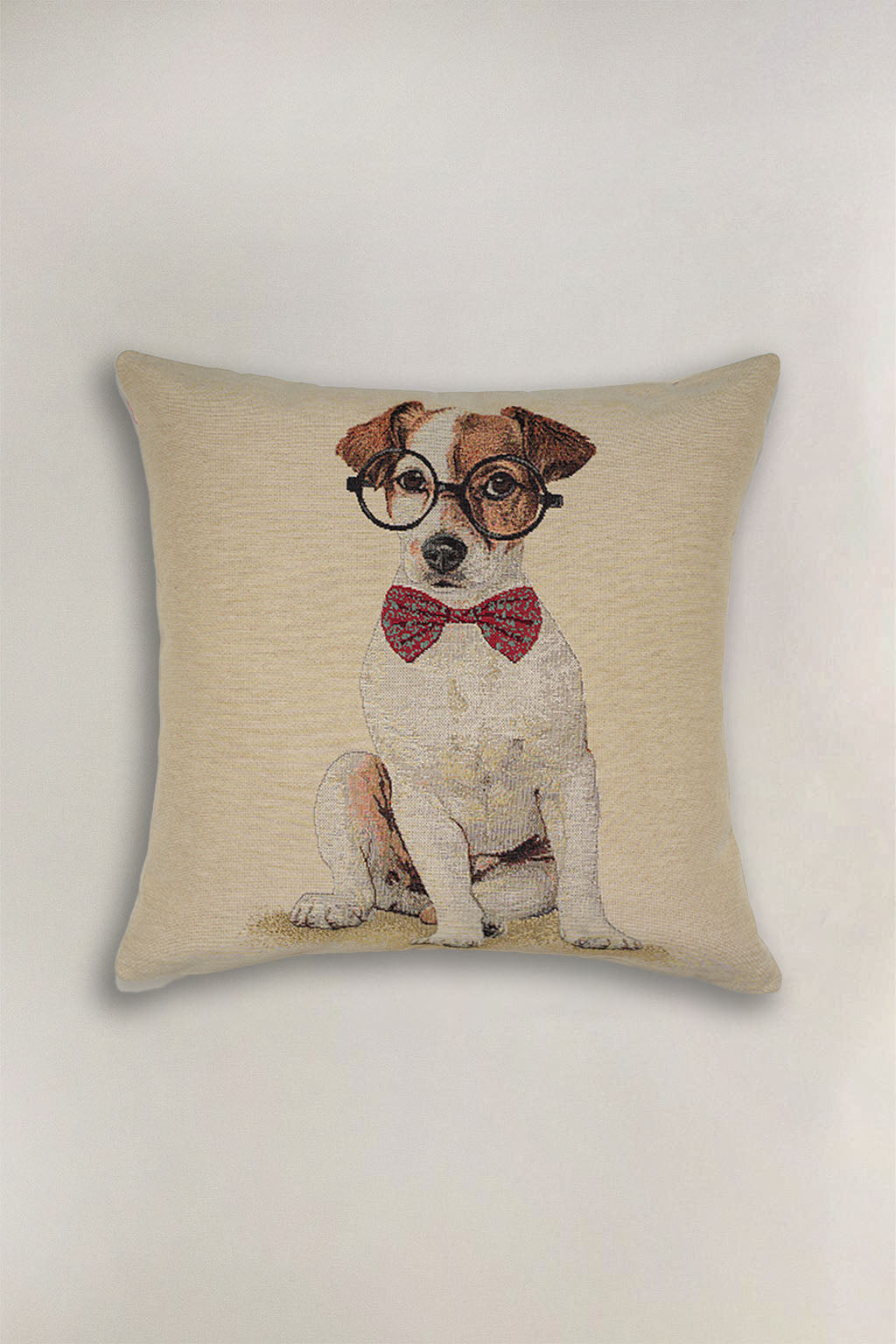FODERA CUSCINO GOBELIN JACK RUSSELL TERRIER OCCHIALI