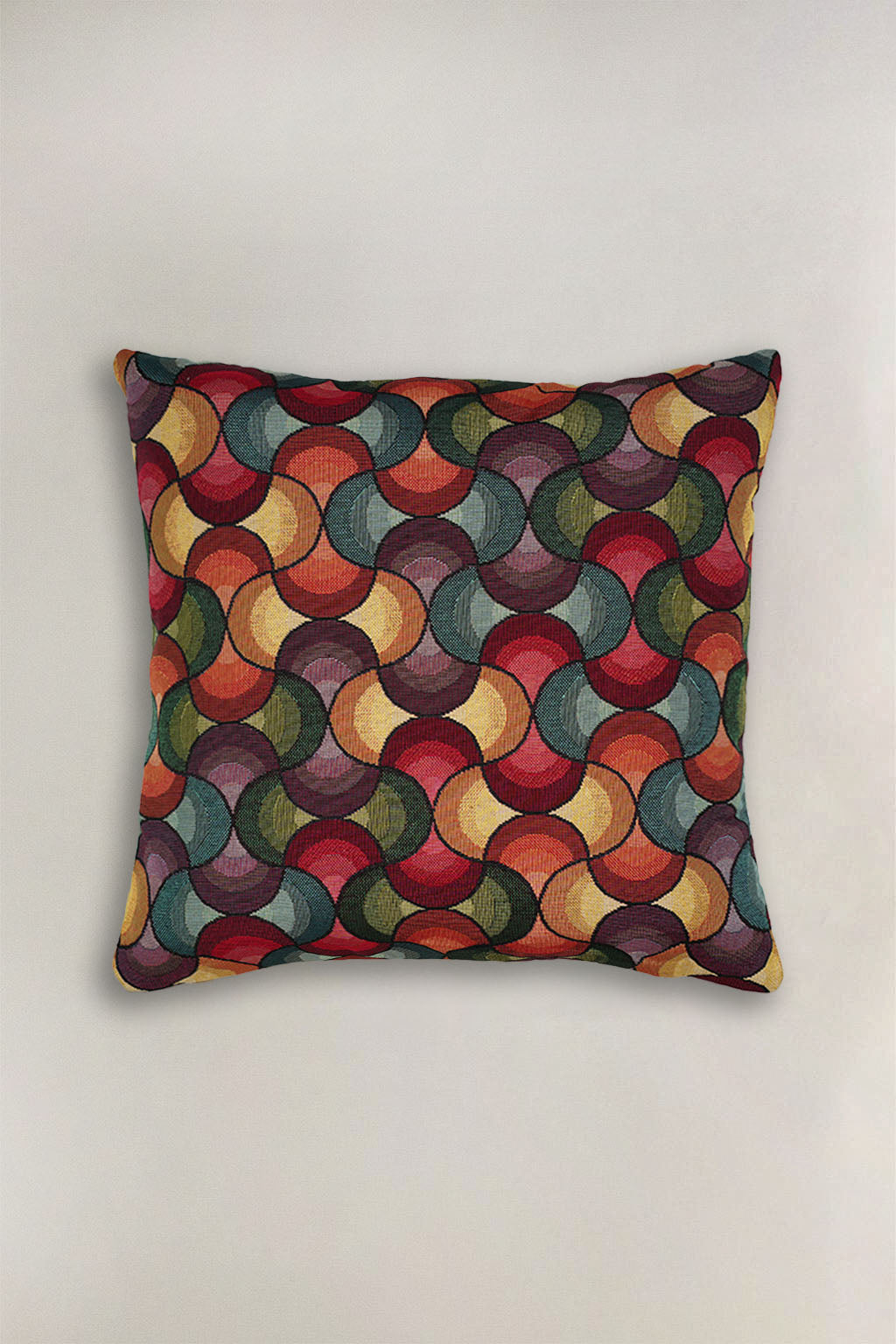 FODERA CUSCINO GOBELIN GEOMETRICO OPTICAL