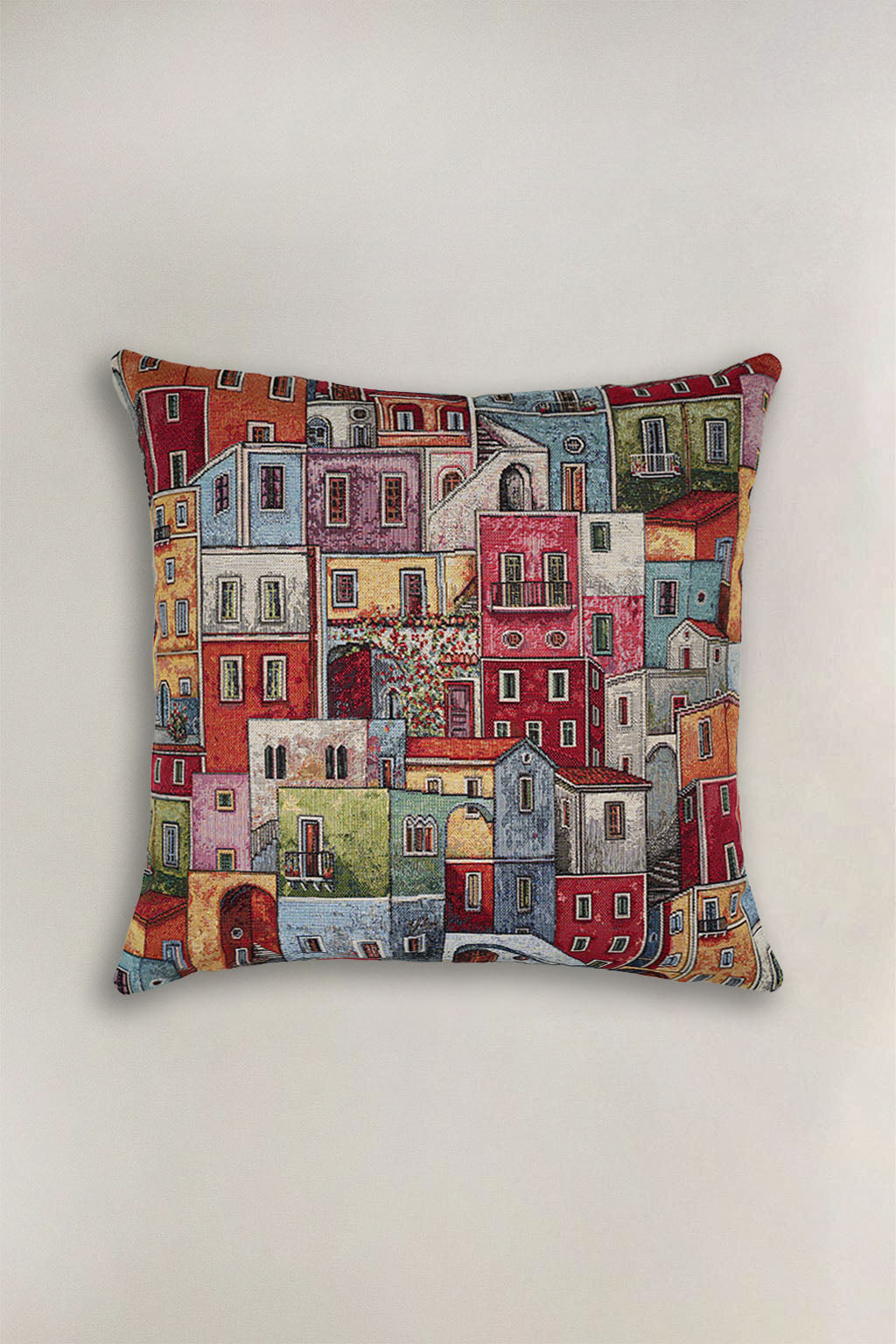 FODERA CUSCINO GOBELIN TOWNSCAPE 1