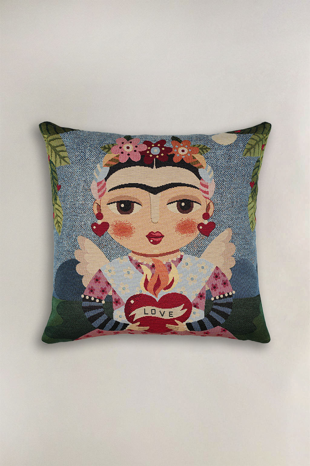 FODERA CUSCINO GOBELIN FRIDA KAHLO LOVE