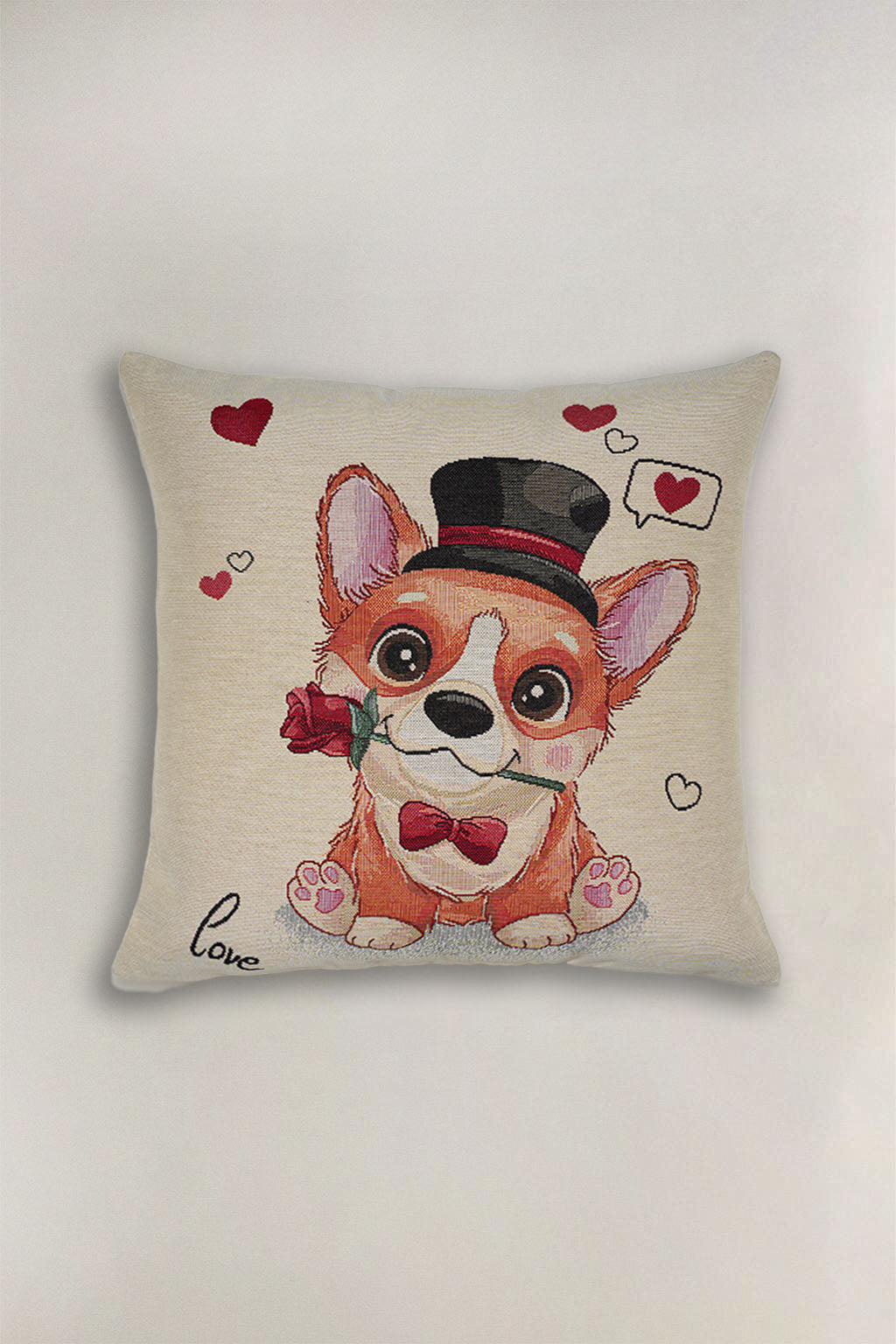 FODERA CUSCINO GOBELIN CORGI GALLESE PEMBROKE