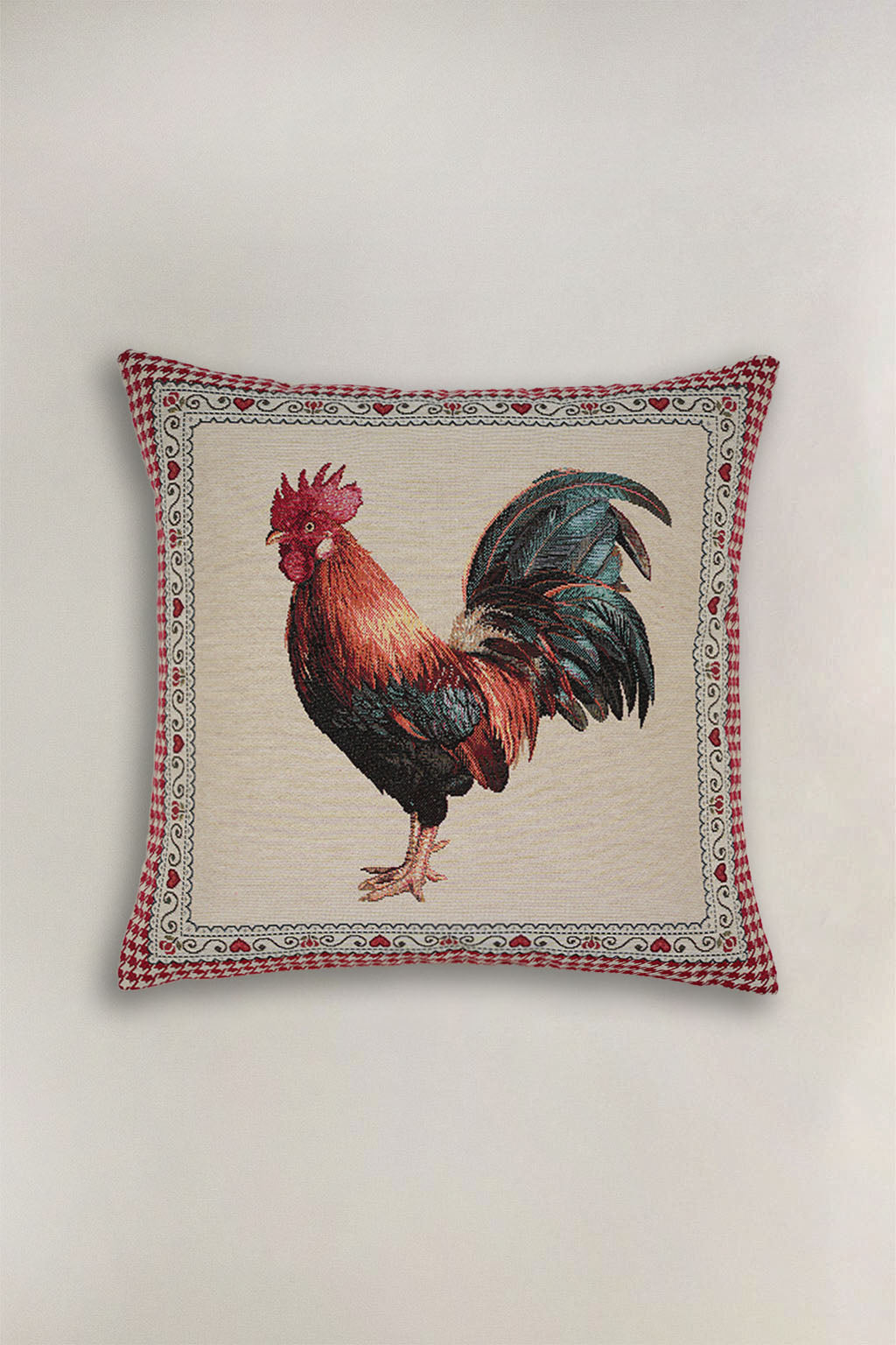 FODERA CUSCINO GOBELIN GALLO
