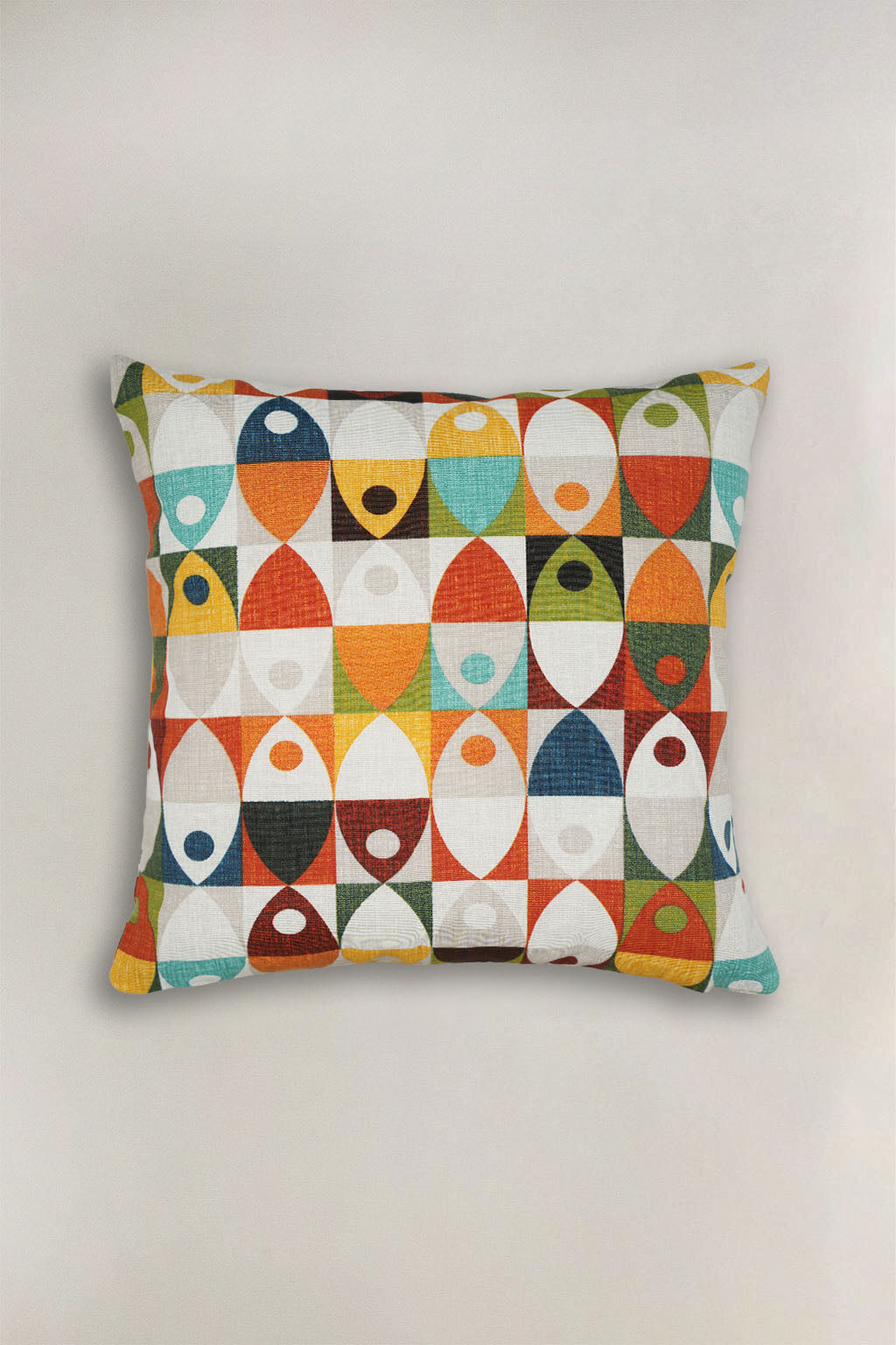 FODERA CUSCINO LONETA PESCE CARTOON ROSSO