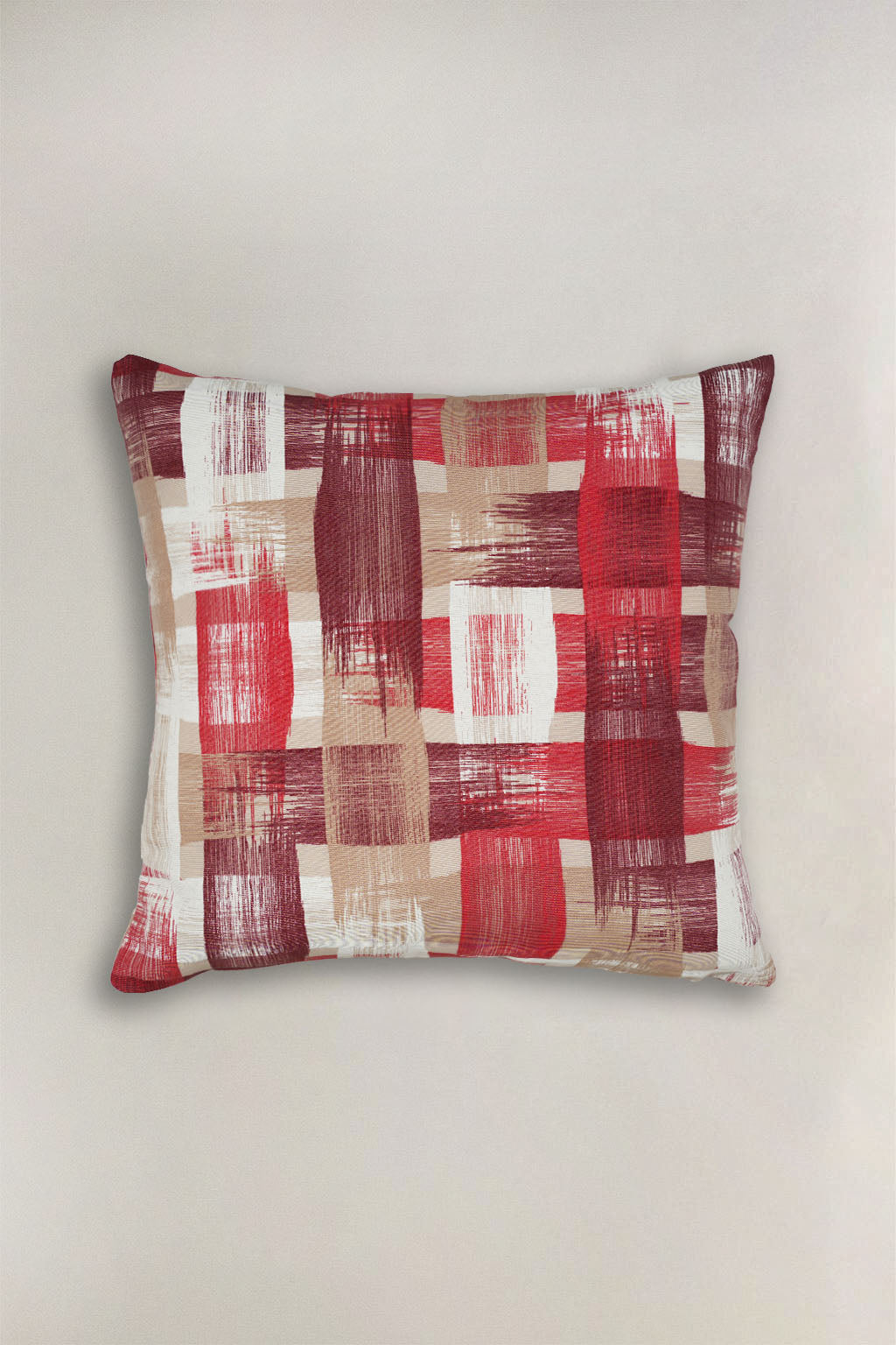 FODERA CUSCINO LONETA PENNELLATO ROSSO