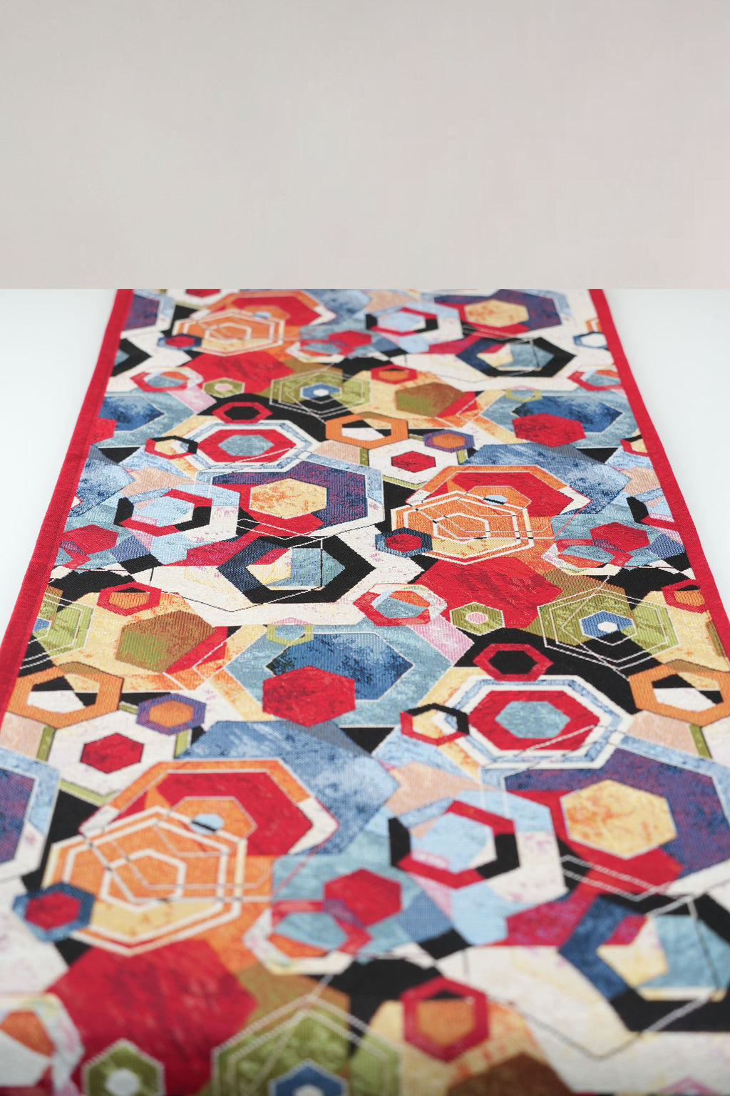 RUNNER GOBELIN GEOMETRICO