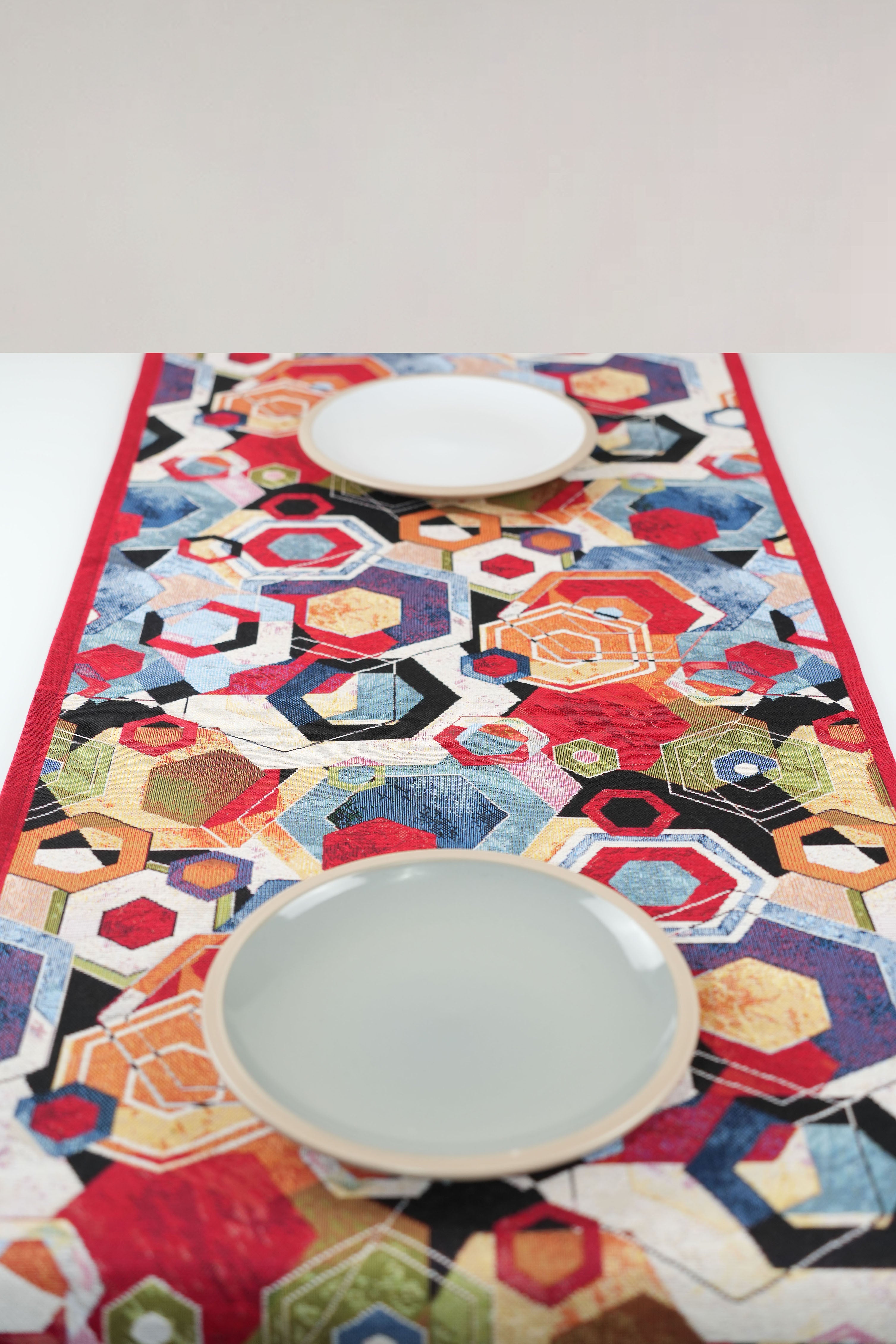 RUNNER GOBELIN GEOMETRICO