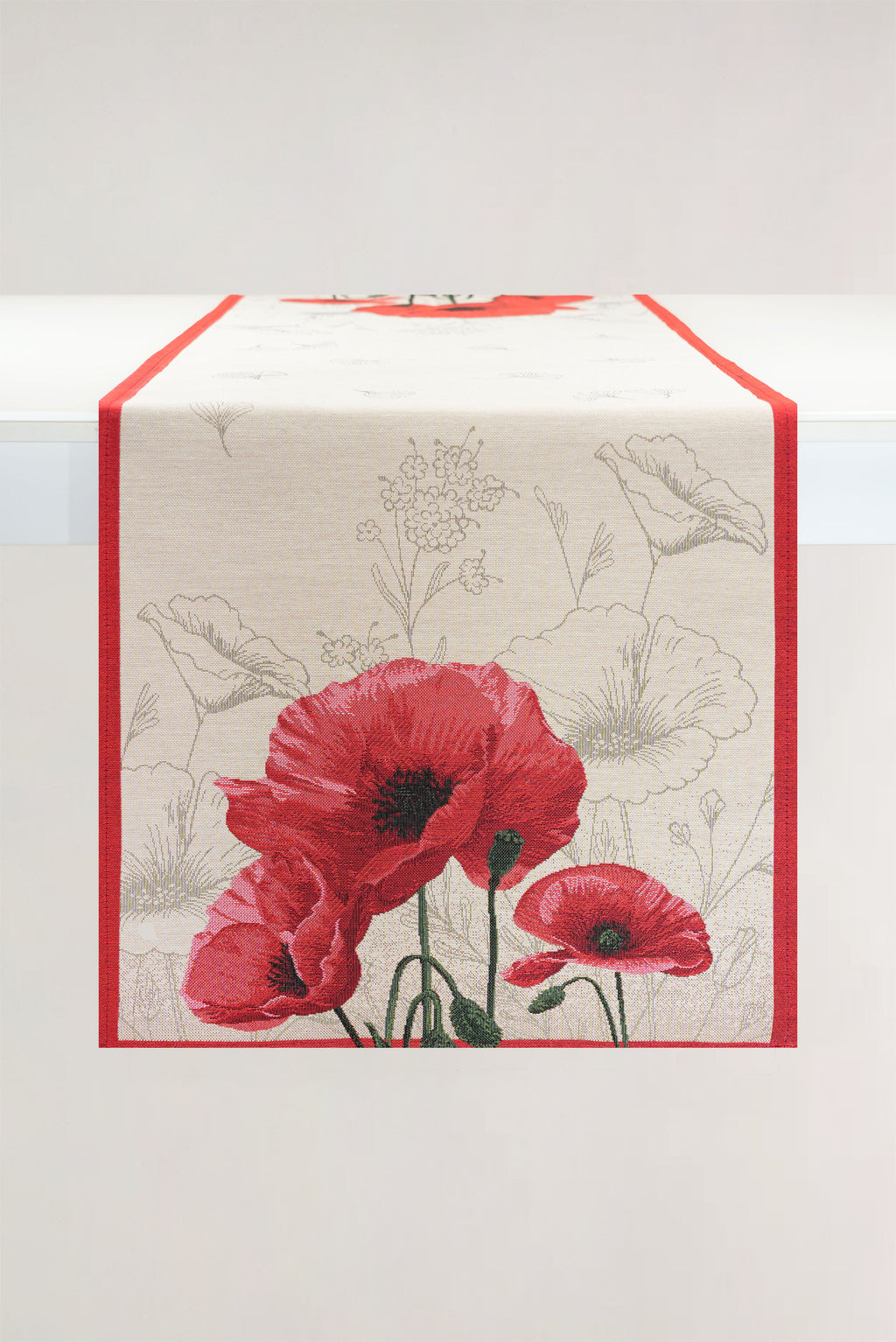 RUNNER GOBELIN PAPAVARI ROSSI