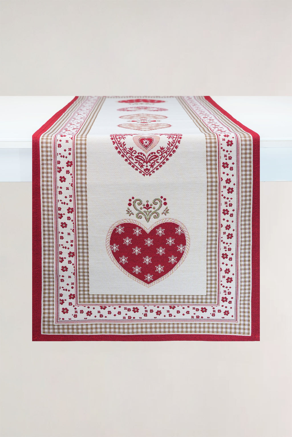 RUNNER GOBELIN NATALIZIO CUORE