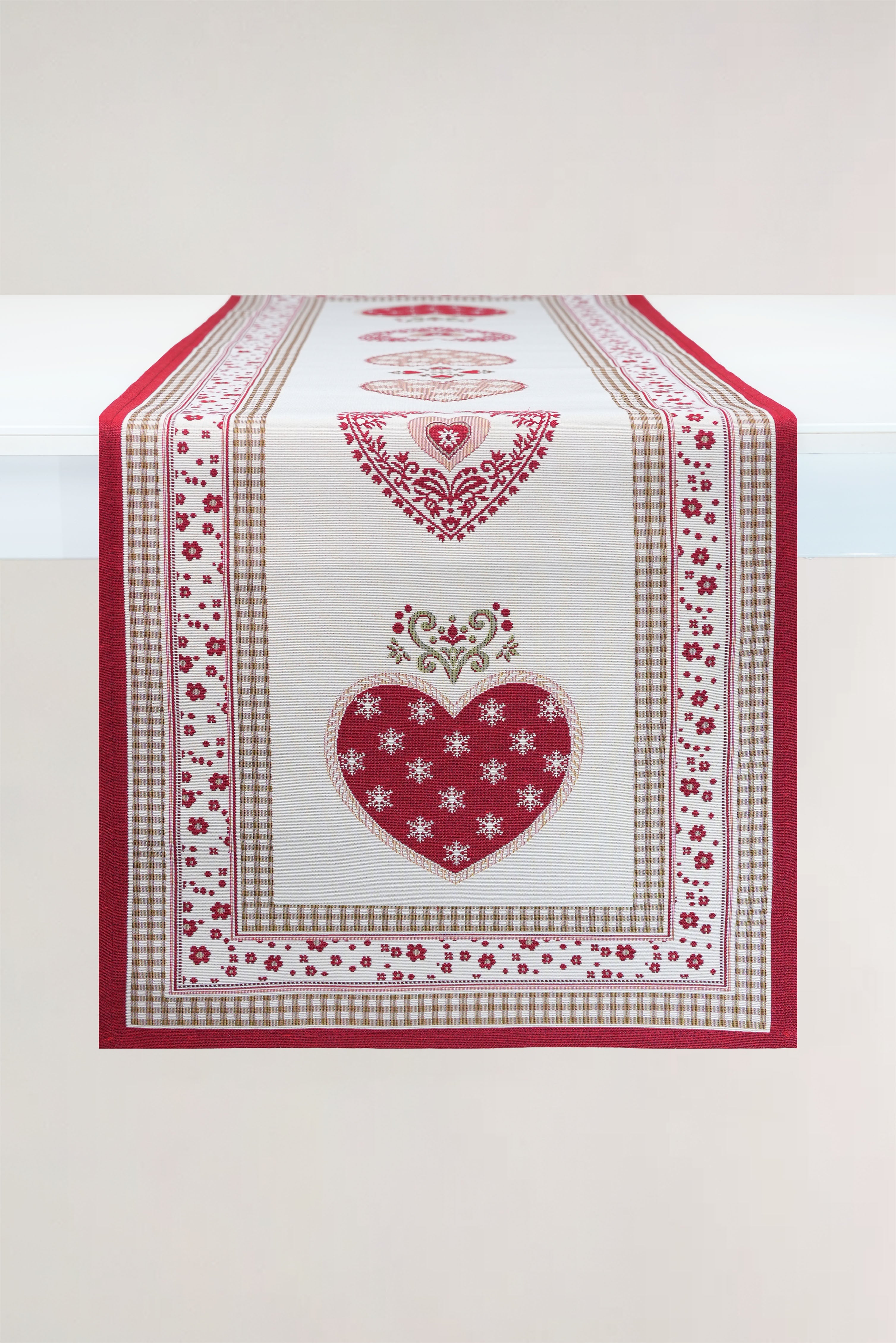 RUNNER GOBELIN NATALIZIO CUORE