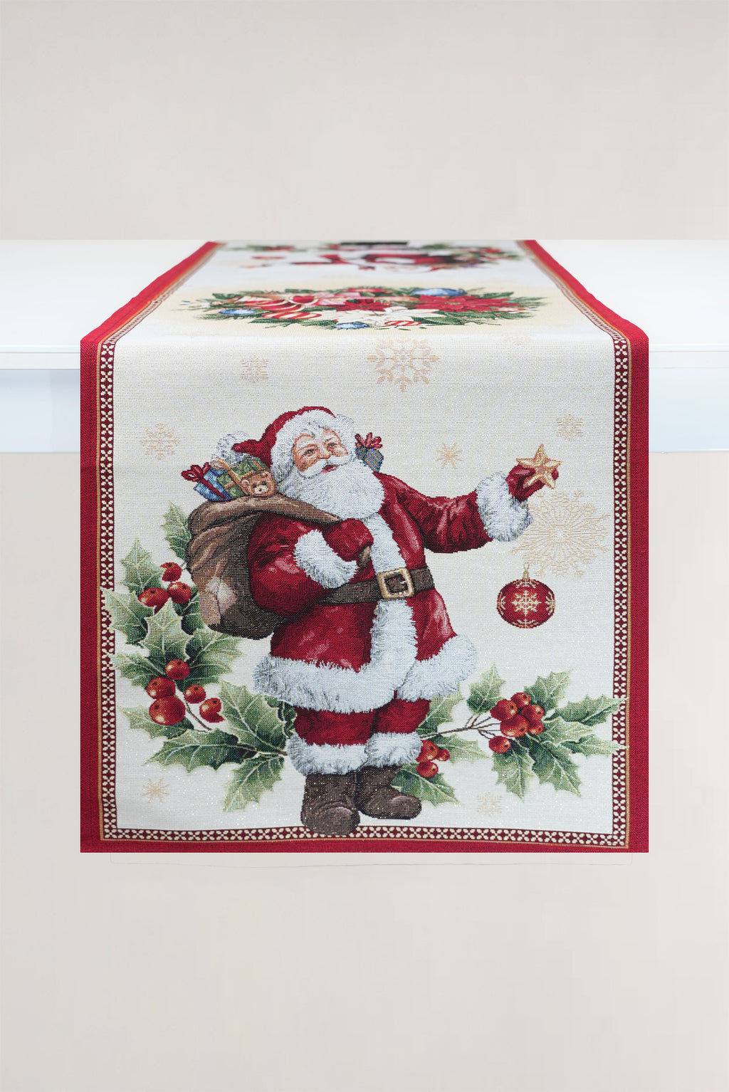 RUNNER GOBELIN NATALIZIO BABBO NATALE 2