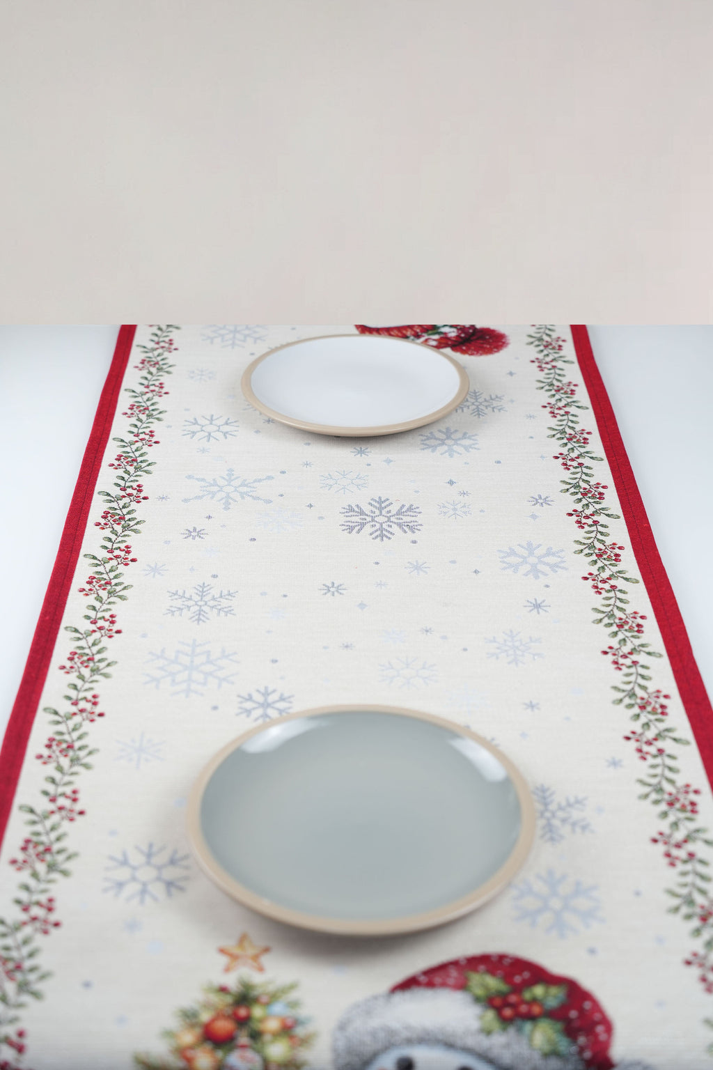 RUNNER GOBELIN NATALIZIO PUPAZZO DI NEVE