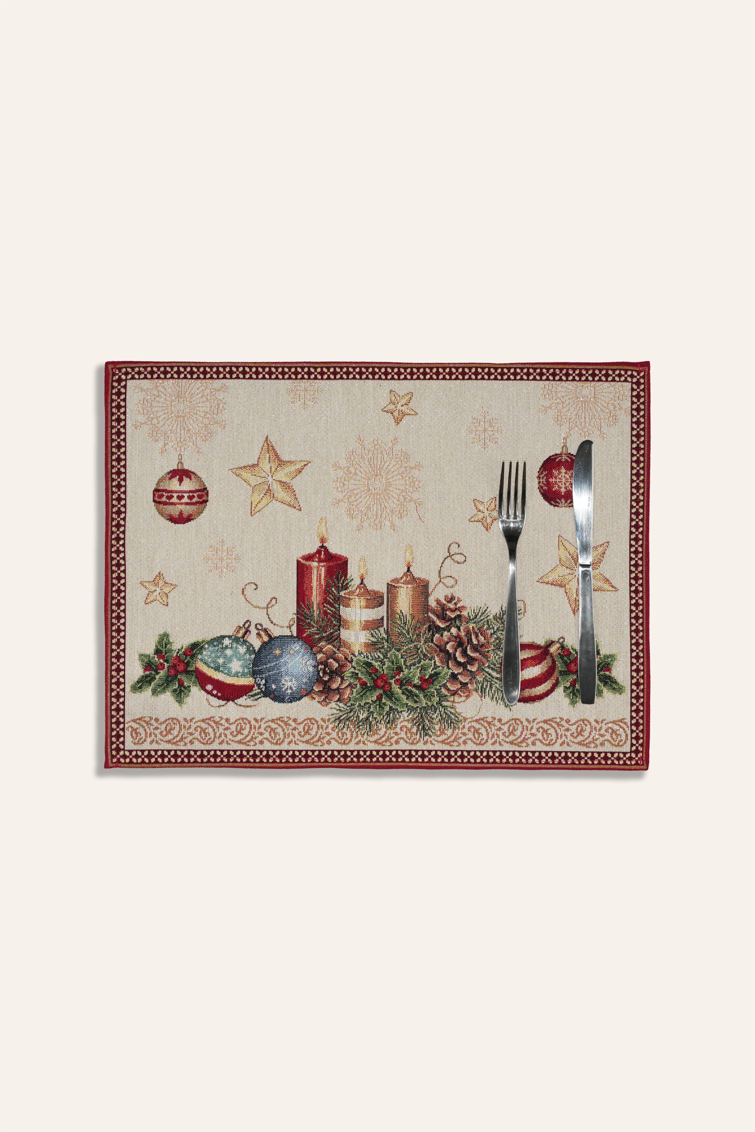 TOVAGLIETTA GOBELIN NATALIZIO CANDELA