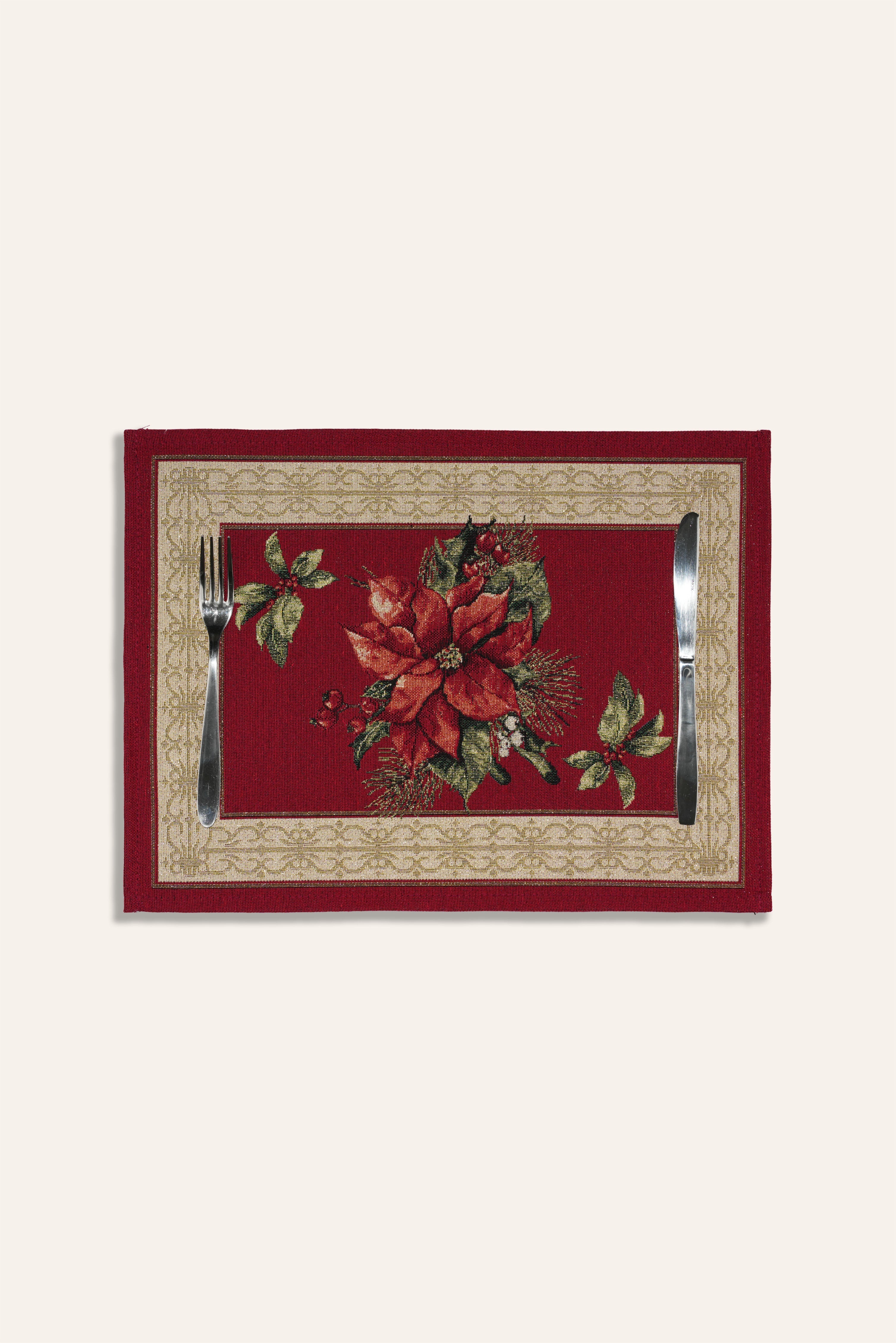 TOVAGLIETTA GOBELIN NATALIZIO FIORE 3