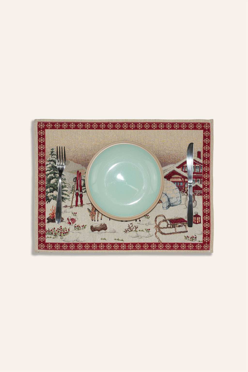 TOVAGLIETTA GOBELIN NATALIZIO CERVO