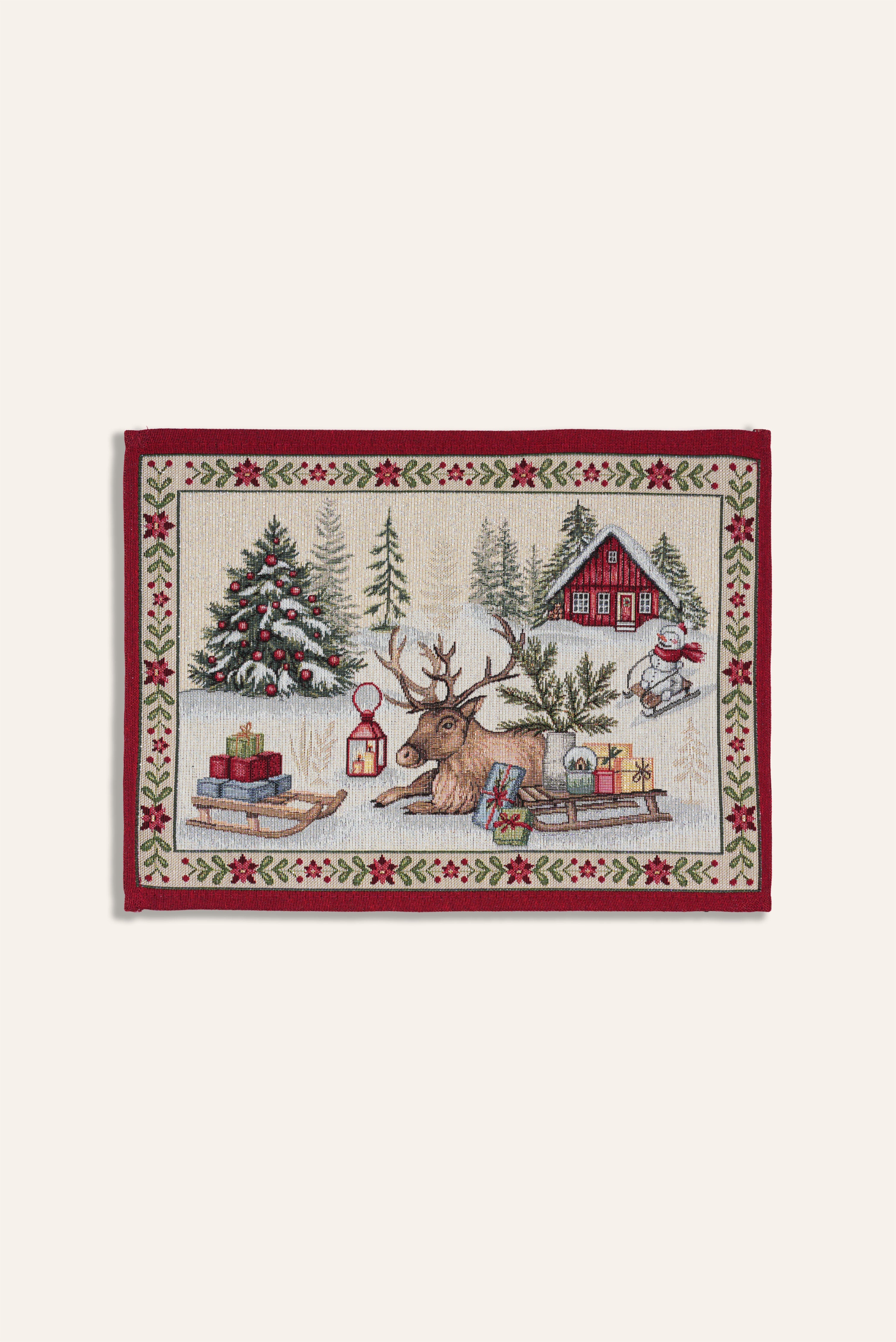 TOVAGLIETTA GOBELIN NATALIZIO CERVO 2
