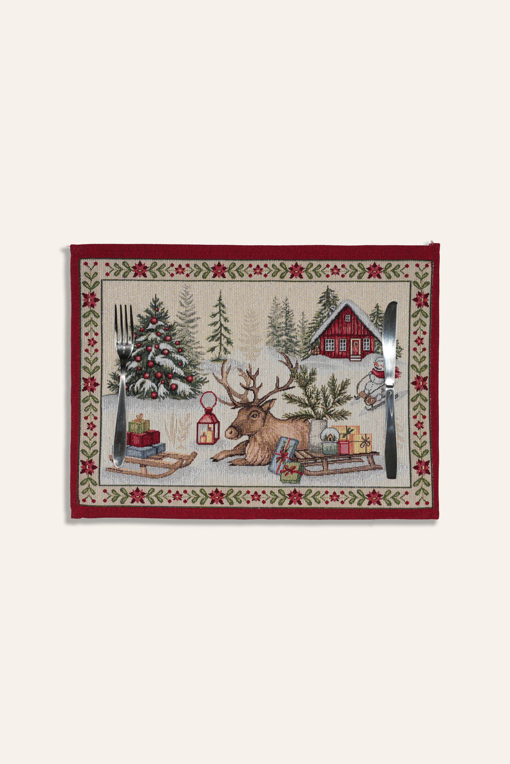 TOVAGLIETTA GOBELIN NATALIZIO CERVO 2