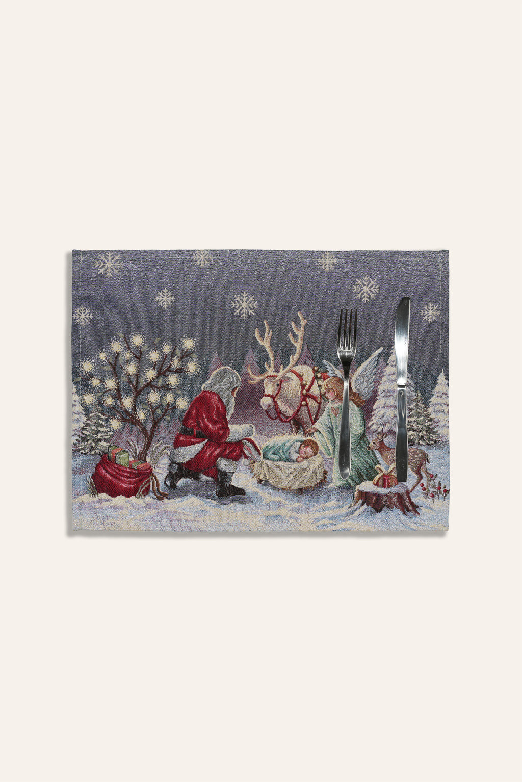 TOVAGLIETTA GOBELIN NATALIZIO BABBO NATALE 7