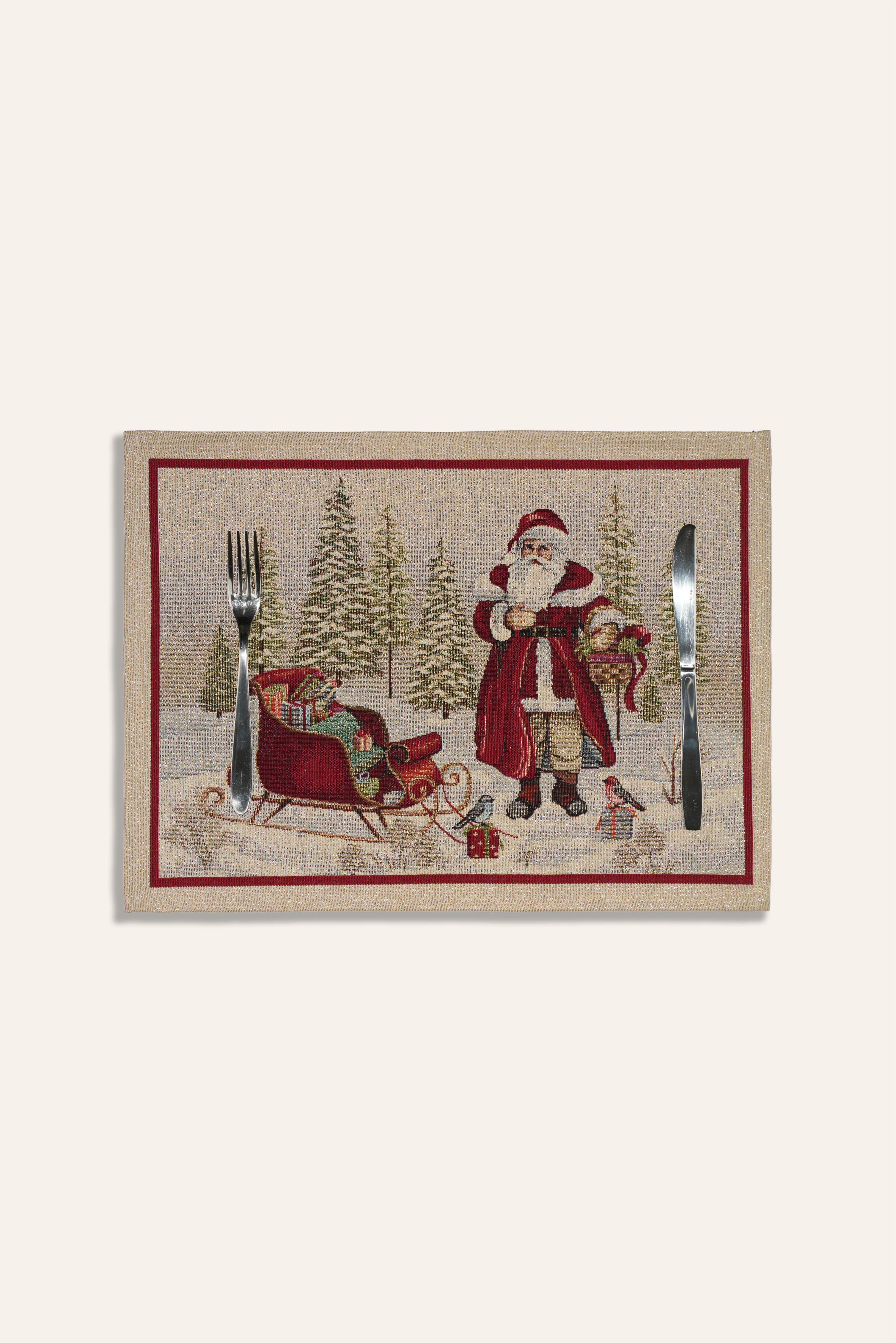 TOVAGLIETTA GOBELIN NATALIZIO BABBO NATALE 6