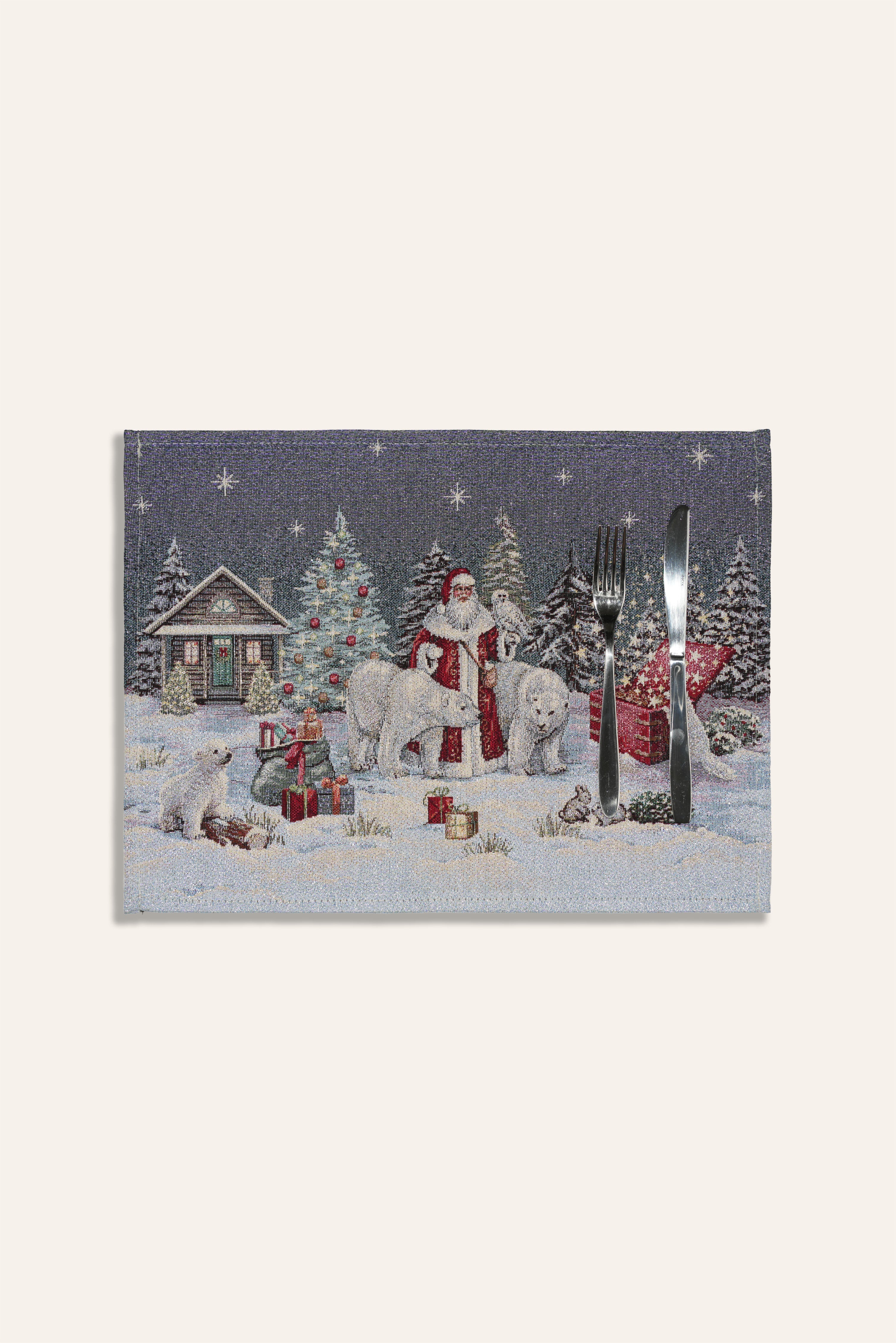 TOVAGLIETTA GOBELIN NATALIZIO BABBO NATALE 9