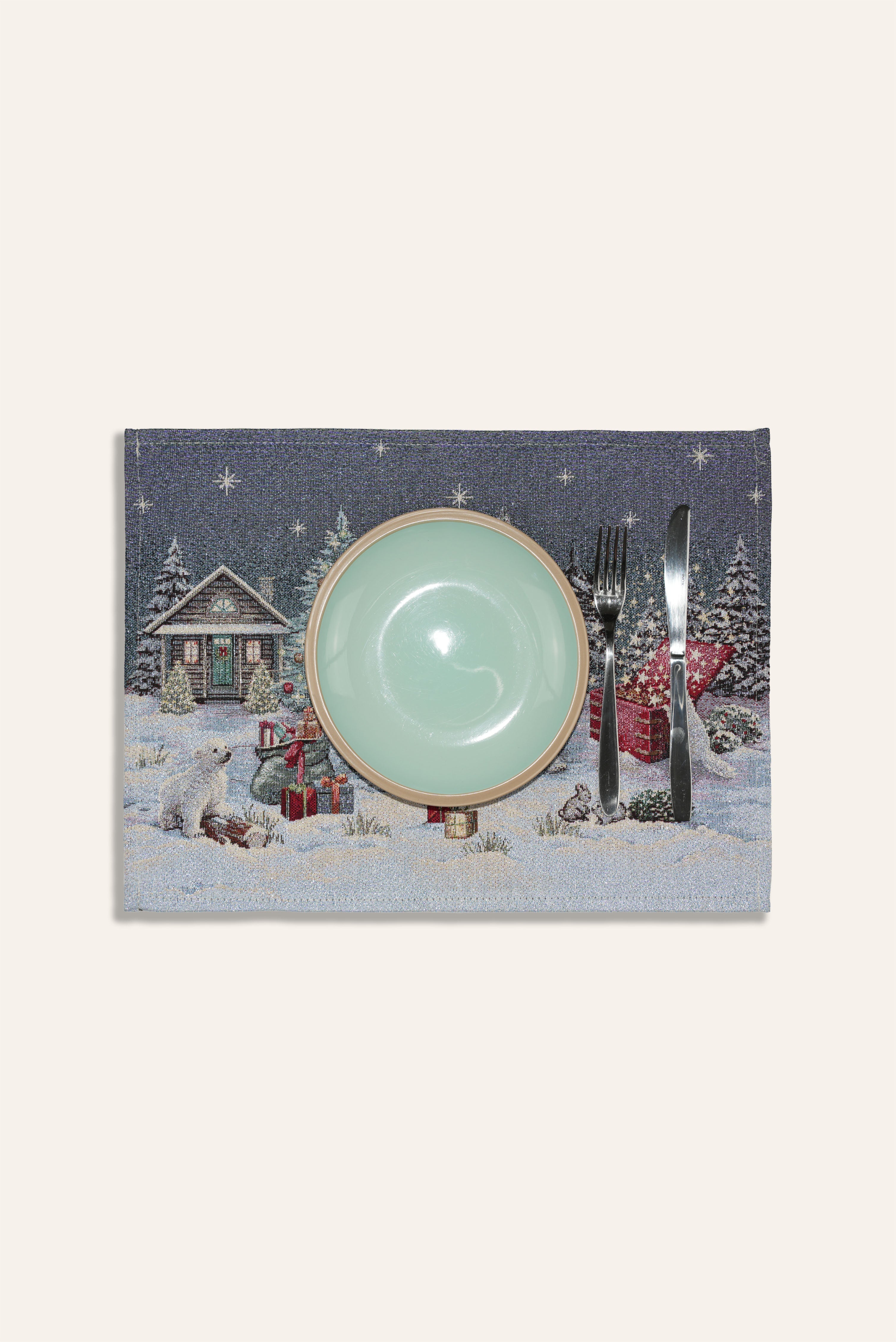 TOVAGLIETTA GOBELIN NATALIZIO BABBO NATALE 9